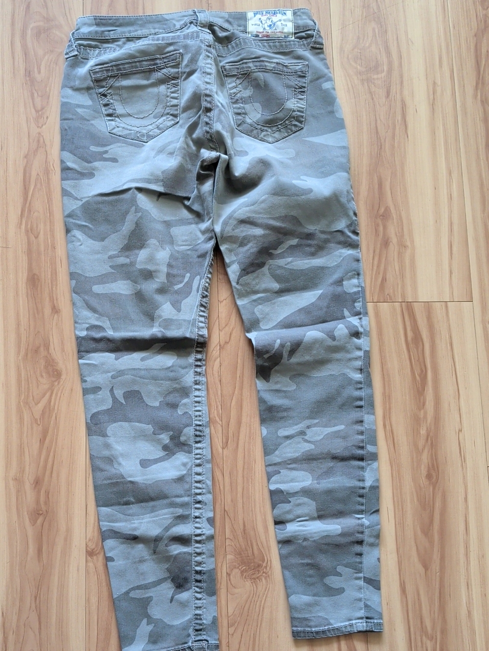 Women’s Camo Print True Religion Skinny Jeans